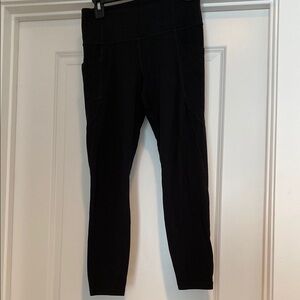 Black Cropped Leggings